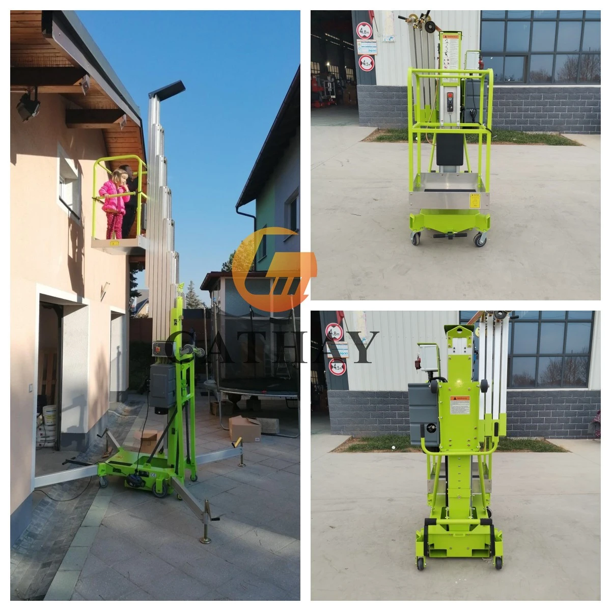 512m push around vertical mast lift-Shandong Cathay Machinery Co Ltd 512m push around vertical mast lift-Shandong Cathay Machinery Co Ltd